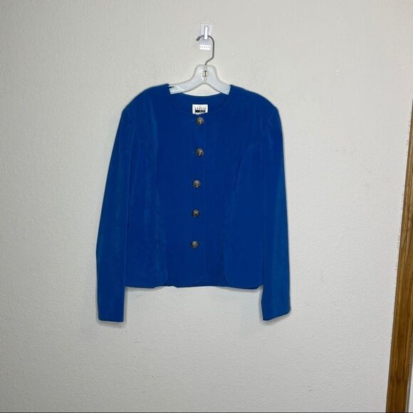 Vintage Leslie Fay Skirt Set Blue - Picture 15 of 15